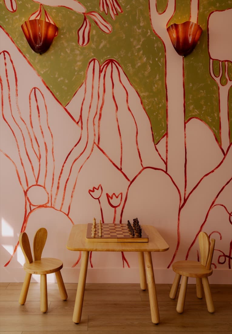 Warm child-sized play area at Child Therapy Center LA